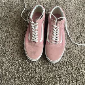 pink vans sneakers sz 11.